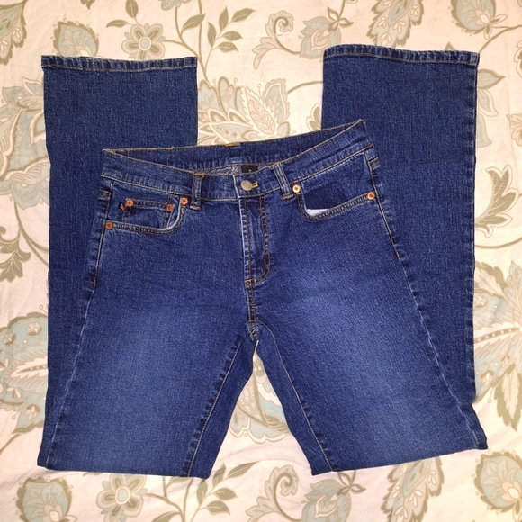 Ralph Lauren Women's Straight Leg Jeans - Blue - Picture 1 of 5
